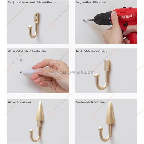 Những câu hỏi thường gặp khi sử dụng móc treo tường decor