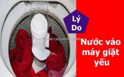 Nước vào máy giặt yếu, giặt lâu bất thường - nguyên nhân do đâu?