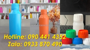 Ở đâu bán chai nhựa 1 lít màu đỏ, chai nhựa 500ml vàng, chai tròn 250ml nắp vặn