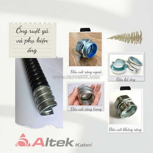 Ống luồn dây altek kabel – linh hoạt, bền bỉ khi thi công