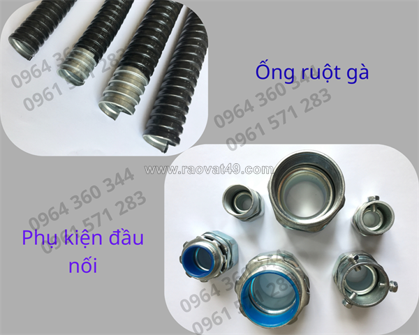 Ống ruột gà lõi thép phi 3/4 (id 19 - od 24) - hàng sẵn hà nội