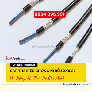 Phân phối cáp 2 lõi 0.22 mm2 tại hồ chí minh, bình dương, long an – chiết khấu cao