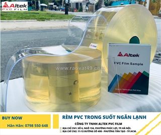Rèm nhựa pvc cuộn khổ nhỏ