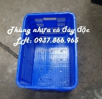 Sóng nhựa hở cỡ lớn, sọt nhựa đáy đặc tại hà nội, bán sọt đáy đặc toàn quốc