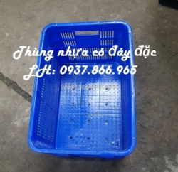 Sóng nhựa hở cỡ lớn, sọt nhựa đáy đặc tại hà nội, bán sọt đáy đặc toàn quốc