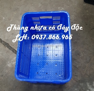Sóng nhựa hở cỡ lớn, sọt nhựa đáy đặc tại hà nội, bán sọt đáy đặc toàn quốc