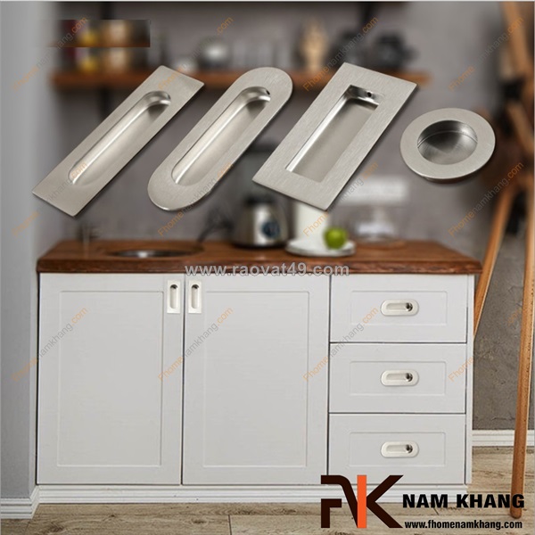 Sử dụng tay nắm âm cho tủ bếp có thật sự tốt?