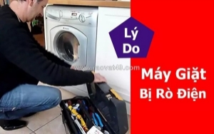 Sửa máy giặt bị rò điện tại nhà - nhanh chóng, an toàn, hiệu quả