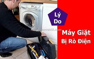 Sửa máy giặt bị rò điện tại nhà - nhanh chóng, an toàn, hiệu quả