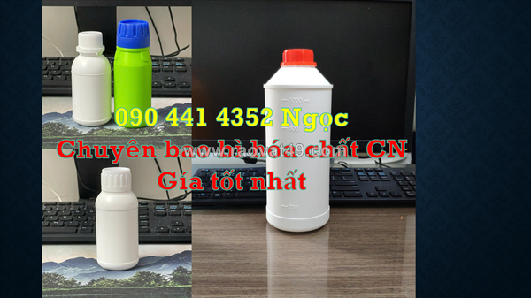 Sx chai nhựa 0.5 lít có vạch chia, chai nhựa 1 lít có mức đo lường
