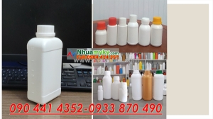 Sx chai nhựa 100ml đựng chất làm rã bụi bẩn, chai nhựa 250ml đựng dung dịch vệ sinh nội thất