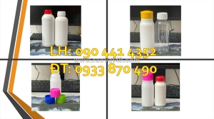 Sx chai nhựa 250ml đựng chất tẩy vết bẩn, chai nhựa 100ml đựng hóa chất sinh học