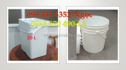 Sx vỏ thùng đựng sơn 10 lít, thùng sơn nhựa 12 lít, thùng sơn 16 lít giá rẻ