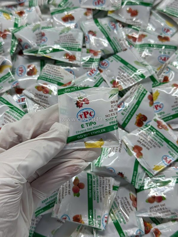 Tăng thời gian bảo quản trái cây với gói hút ethylene etipo chất lượng cao