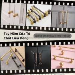 Tay nắm tủ đồng - bản giao hưởng của những đường nét kiến trúc phục hưng