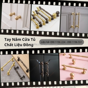 Tay nắm tủ đồng - bản giao hưởng của những đường nét kiến trúc phục hưng