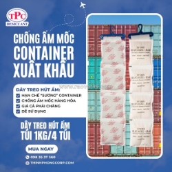 Thanh hút ẩm treo container – giải pháp chống ẩm mốc hiệu quả