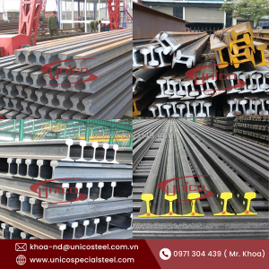 Thép hình – thép ray đặc chủng: giải pháp kết cấu bền vững từ phôi thép tinh khiết