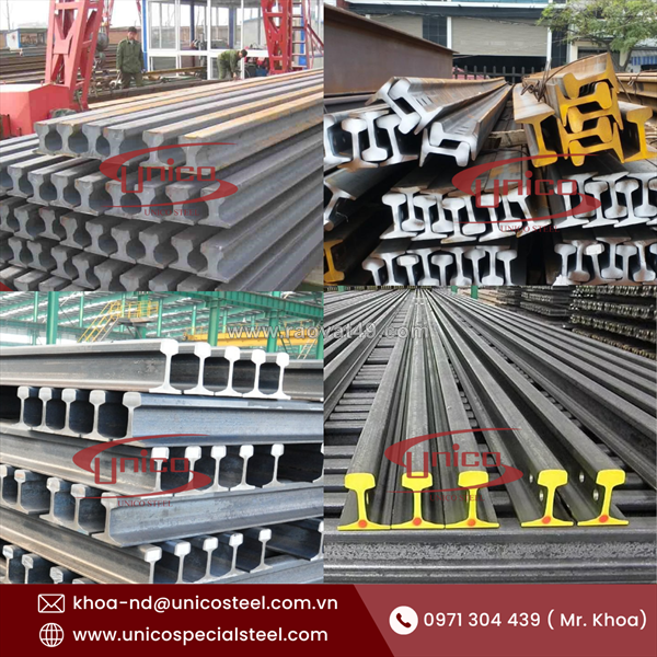 Thép hình – thép ray đặc chủng: giải pháp kết cấu bền vững từ phôi thép tinh khiết