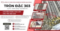 Thép tròn đặc inox 303 (sus303): giải pháp vàng cho gia công cnc tốc độ cao