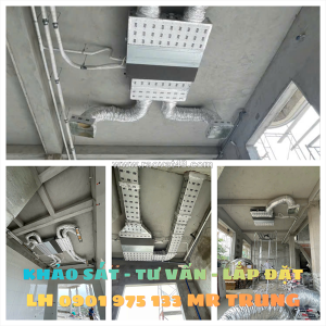 Thi công máy lạnh giấu trần daikin fbfc40dvm9 diện tích dưới 25m2