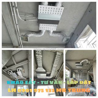 Thi công máy lạnh giấu trần daikin fbfc40dvm9 diện tích dưới 25m2