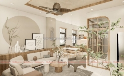 Thiết kế phòng khách mở organic tại vũng tàu