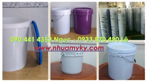 Thùng đựng sơn 10 lít, vỏ thùng đựng sơn 12 lít nhựa pp, thùng đựng sơn chống thấm  lít