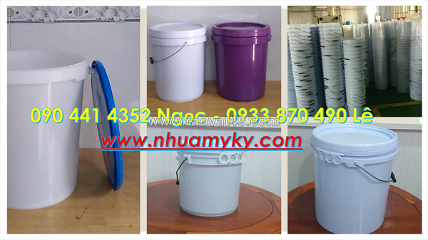 Thùng đựng sơn 10 lít, vỏ thùng đựng sơn 12 lít nhựa pp, thùng đựng sơn chống thấm  lít