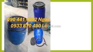 Thùng phuy nhựa 220 lít nắp rời hàng mới, giá tốt nhất tphcm, bình dương, đồng nai…