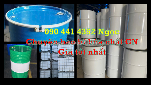 Thùng phuy sắt nắp kín đựng chất lỏng, thùng phuy sắt 220 lít đựng chất rắn