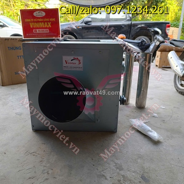 Thùng thổi trấu gắn máy xát gạo vnappro ttt1000