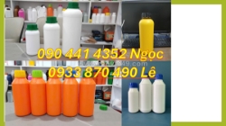 Tìm chai nhựa 1 lít đựng hóa chất ngành cơ khí, chai nhựa tròn 0.5 lít đựng hóa chất loãng ngành dầu khí