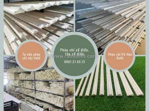 Tổng kho phào chỉ pu ps| bảng giá sỉ và lẻ mới nhất năm 2026