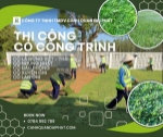 Trồng cỏ nhung nhật – kcn long thành, đồng nai