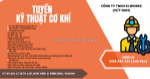 Tuyển kỹ thuật cơ khí kcn vsip bình dương