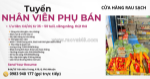 Tuyển nhân viên phụ bán buổi sáng q. phú nhuận