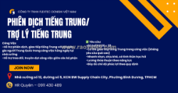 Tuyển phiên dịch tiếng trung bình dương