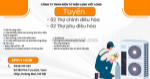 Tuyển thợ chính, thợ phụ điều hòa hoàng mai