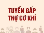 Tuyển thợ cơ khí, thợ thi công & lđpt làm tại xưởng & công trình