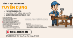 Tuyển thợ mộc, lao động phổ thông quận 12