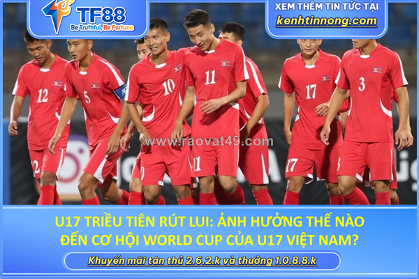 U17 triều tiên rút lui: ảnh hưởng thế nào đến cơ hội world cup của u17 việt nam?