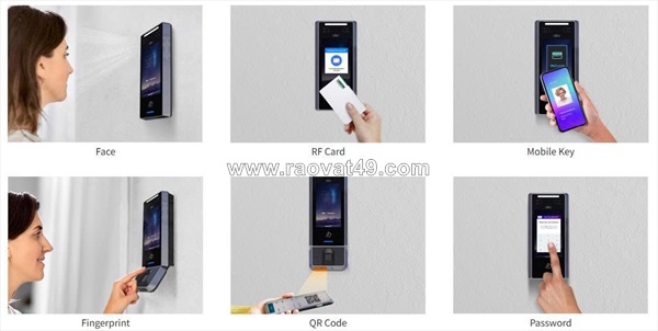 Ubio-x face pro – máy chấm công khuôn mặt ai hiện đại