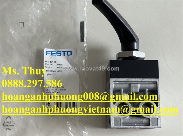 Van gạt tay festo h-5-1/4-b - hàng mới, giá ưu đãi