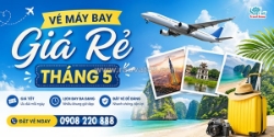 Vé máy bay giá rẻ tháng 5