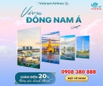 Vietnam airlines giảm 20% giá vé đi đông nam á