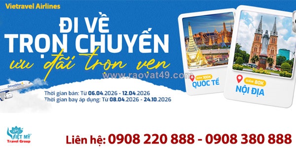 Vietravel airlines ưu đãi vé dịp hè 2026