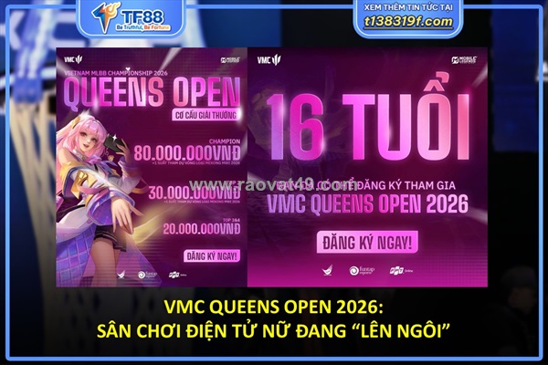 Vmc queens open 2026: sân chơi nữ đang “lên ngôi”