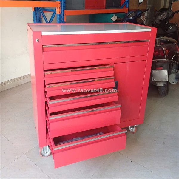 Xe đẩy 3 ngăn – bảng treo - tủ đồ nghề