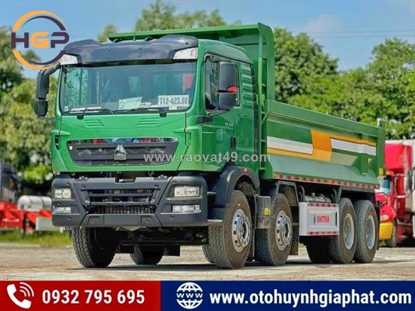 Xe tải ben howo tx350 4 chân thùng u đúc giá tốt 2026